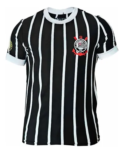 Camiseta Masculina Retrô 1977 Numero 8 Oficial Corinthians