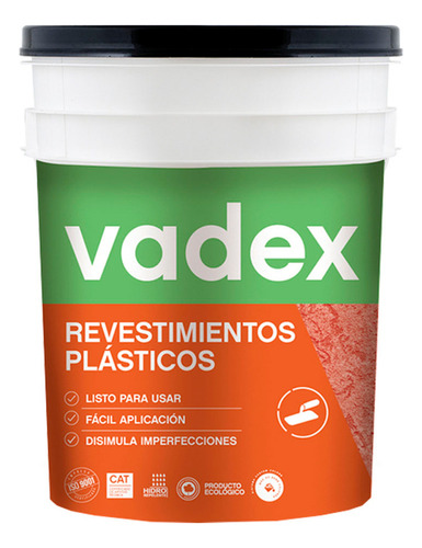Revestimiento Texturado Vadex Profesional Medio 25 Kg Color Buenos Aires Medio