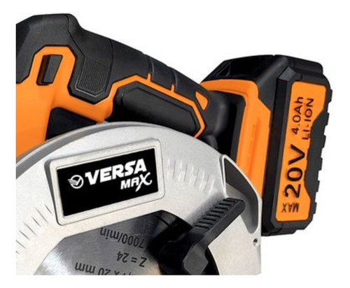 Sierra Circular Inalambrica Brushless A Bateria Color Naranja/Negro