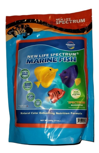 Alimento New Life Spectrum Marine 1mm 2mm 3mm 600g 