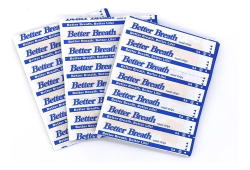 50 Unidad Parche Nasal Antironquidos Breath Better En Tiras