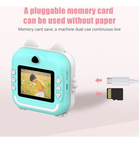 Cámara Con Memoria H932g Para Niños, Cámara De Fotografía Di