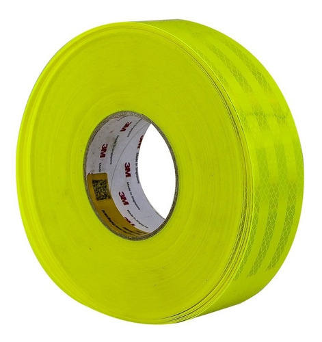 Cinta Reflectiva Pvc Verde De 5cm X 50 Metros