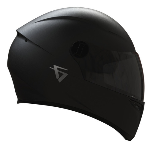 Imagen 4 de 6 de Casco Integral V50 Monochrome Negro Mate Talle L Cuotas