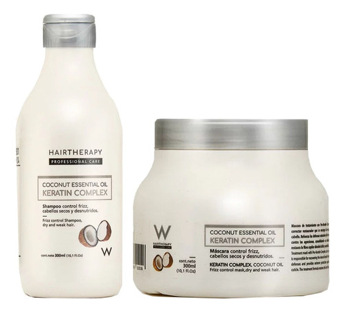 Hairtherapy Kit Keratin Complex Shampoo + Mascara 