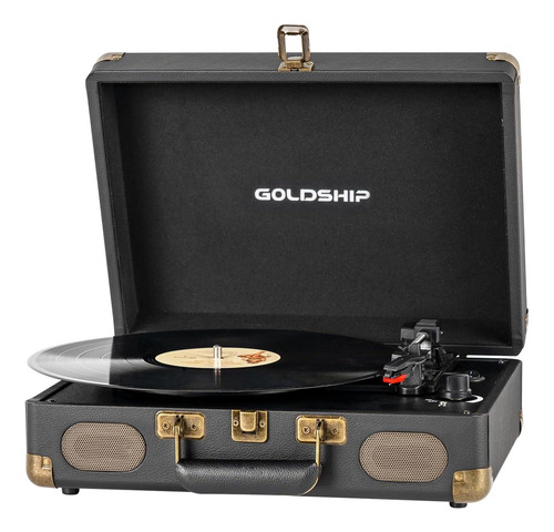 Playe De Discos De Vinilo Portátil Tirnable Bluetooth De 3 Y