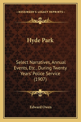 Libro Hyde Park: Select Narratives, Annual Events, Etc., ...