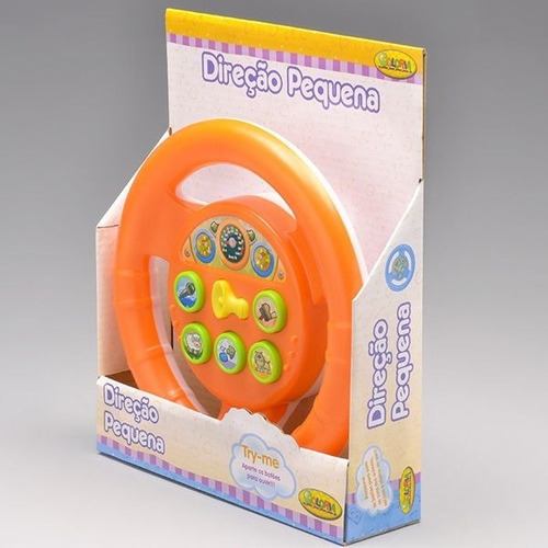 Volante Direção Pequena Com Sons Para Bebês Coloria