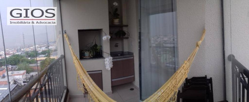 Apartamento À Venda, 100 M² Por R$ 710.000,00 - Limão (zona Norte) - São Paulo/sp - Ap0155