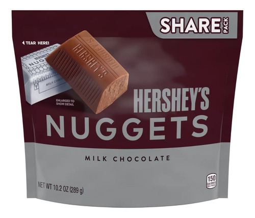 Hershey's Nuggets Milk Chocolate Share Pack 289gr