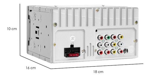 Imagen 8 de 8 de Autoestéreo Pantalla Táctil 6.2 Bluetooth Dvd/cd Usb Seelpro