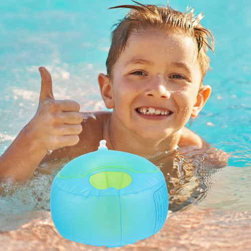 1 Par De Brazaletes Flotantes Para Niños, Inflables, Enrolla