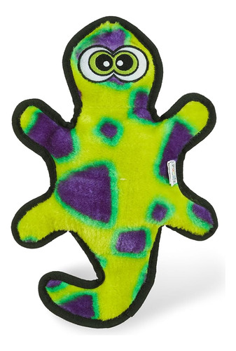 Outward Hound Durablez Tough Plush Squeaky Dog Toy, Gecko, V