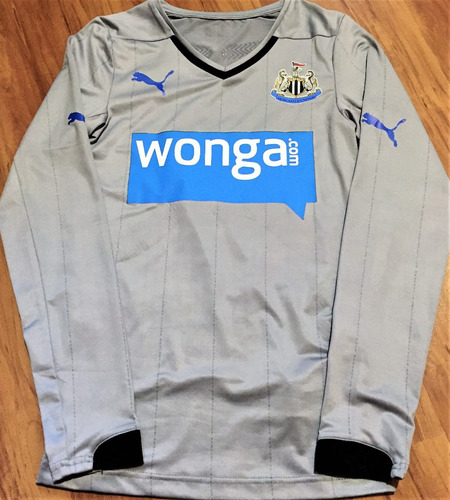 Camisa New Castle Usada Jogo 2014/15 Mangas Longas
