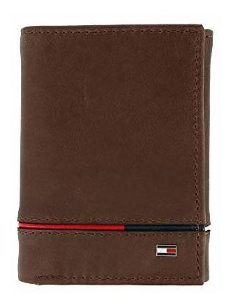 Tommy Hilfiger Cuero De Los Hombres Leif Rfid Trifold D8c6 G