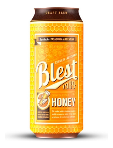 Cerveza Blest Honey Lata 473 Ml