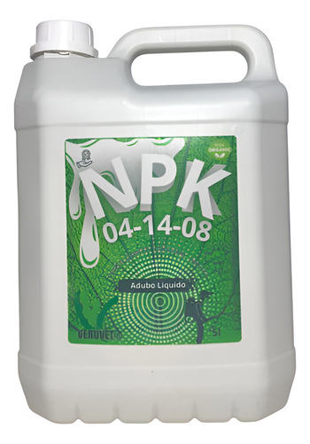 Adubo E Fertilizante Liquido Npk 06-12-36 5l Concentrado