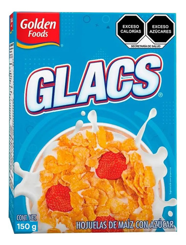 Cereal Glacs Hojuelas Azucaradas 150g Golden Foods Caja