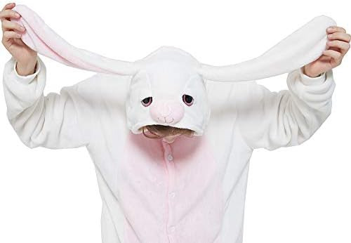 Anbota Disfraz De Conejito De Pascua Conejo Onesie Para Adul