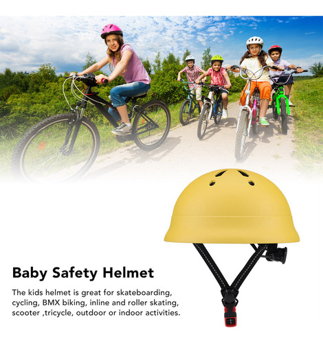 Casco De Seguridad Para Bebé En Bicicleta O Patineta