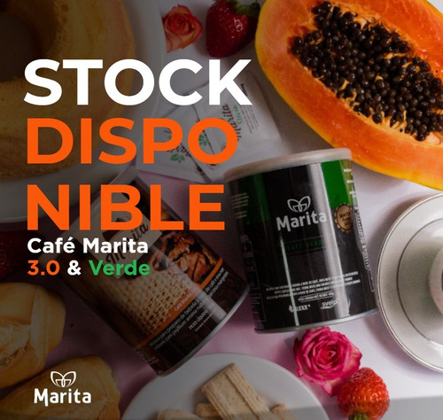 Café Marita 3.0 X 1 Lata + Stevia Marita X 1 Caja De 50 Sobr