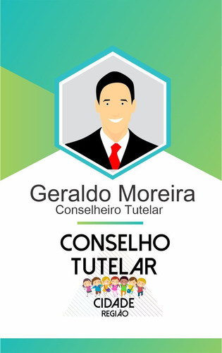 Imagem 3 de 5 de Conselho Tutelar, Kit Camisa, Crachá, Logo, Carteirinha