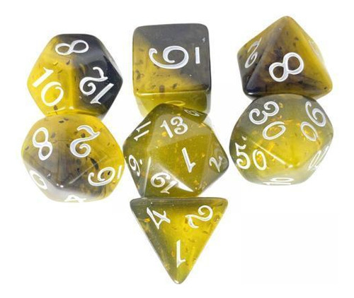 3 X 7 Piezas De Dados Poliédricos Para Juegos De Rol,