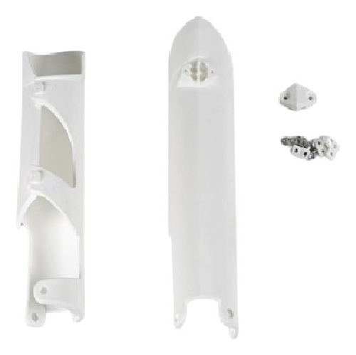 Cubre Barrales Suspenson Ktm Sx-sxf 07-14 Exc 08-16 Blanco