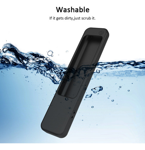 USTIYA Funda Para Sony Tv 4k Ultra Tx800 Case Control Remot Protector Carcasa Color Negro Silicone Cover