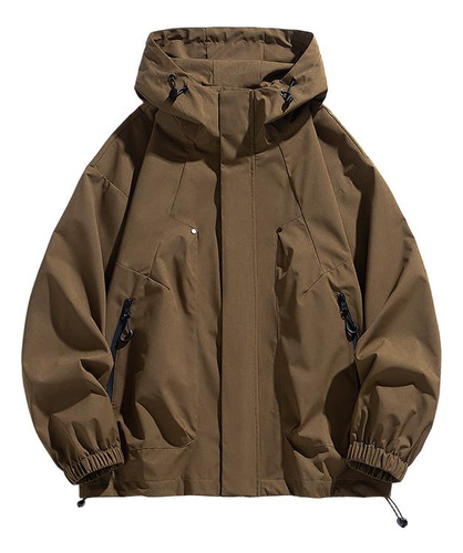 Chaqueta Cortavientos Con Capucha, Gabardinas, Tamaño Extrag