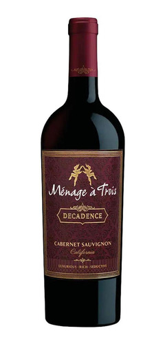 Pack De 12 Vino Tinto Menage A Trois Decadence Cab-sauv 750m