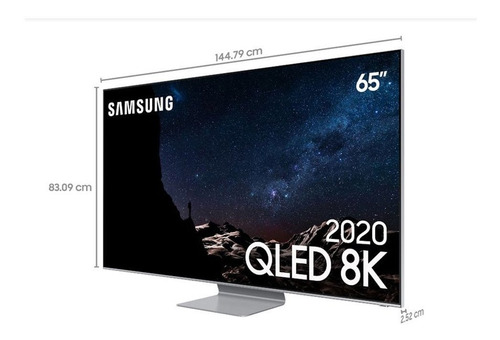 Imagem 5 de 6 de Smart Tv Samsung 65p 8k Ultra Hd Qled Qn65q800tagxzd
