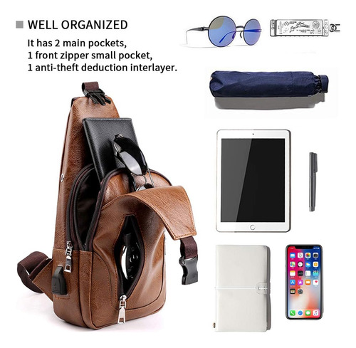 Seoky Rop Bolso Bandolera Para Hombre Bolso Bandolera De Con