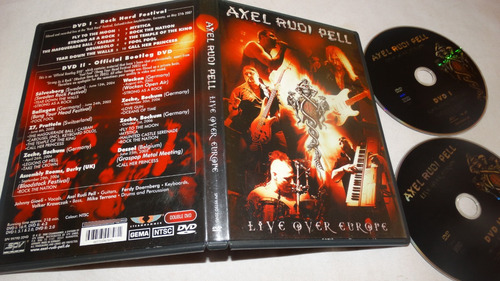 Axel Rudi Pell Dvd - Live Over Europe (2 Dvds Steamhammer)