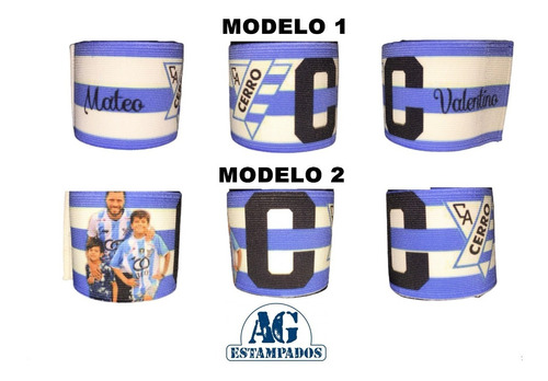 Cintas De Capitán Personalizadas - Brazaletes