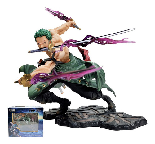 Figura De Anime De Una Pieza Zoro Adorno Sa-maximum De Tres