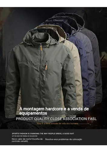 Chaqueta Impermeable Y Transpirable A Prueba De Viento
