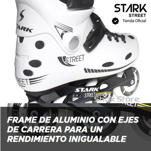 Imagen 3 de 9 de Rollers Profesionales Stark Street Bota Rigida Slalom Abec11