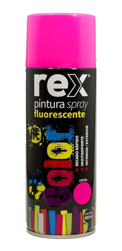 Pintura Spray Fluorescente 400ml Pack 6 Unidades Rex