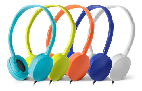 Kaysent Bulk Student Classroom Headphones (khp-packs Muiti C