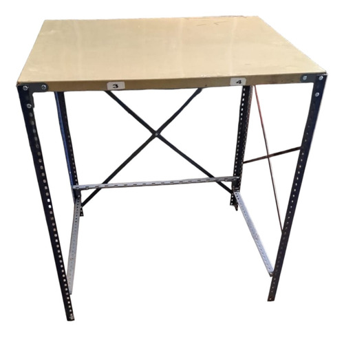 Estantería Baja/mesa De Trabajo/multiuso 73x90x97cm Usada Beige (Usado)