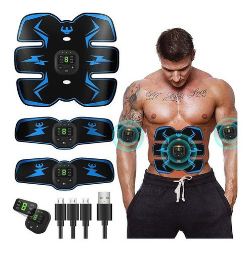 Electro Estimulador Abs Músculos Abdominales Treinador.