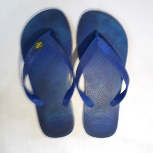 Chinelo Sandália Azul N° 36 Tipo Glendene Cod 2447