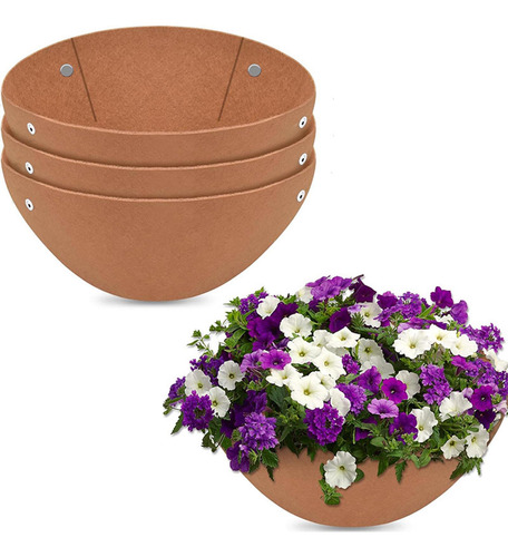 3x Linterías De Canasta De Plantador Buena 12 Pulgadas