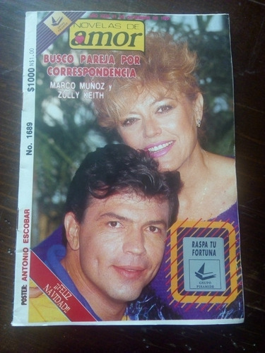 Zully Keith Y Marco Muñoz En Novelas De Amor Antonio Escobar (Usado)