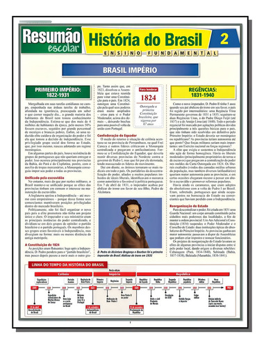 Resumao Escolar - Historia Do Brasil 2 - Imperio, De Hecker, Alexandre. Didáticos Editorial Resumao, Tapa Mole En Português, 20