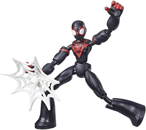 Figura Marvel Spiderman Bend & Flex Miles Morales