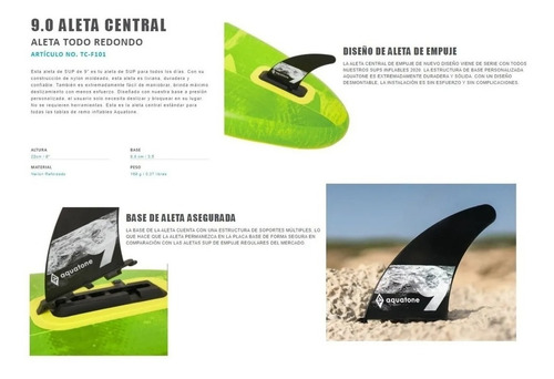 Imagen 8 de 8 de Tabla Stand Up Paddle Inflable Aquatone 10'0' (no Envios)