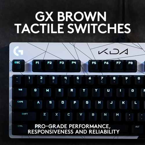 Imagen 4 de 9 de Teclado Gamer Mecánico Rgb Logitech G Pro Edición K/da Lol