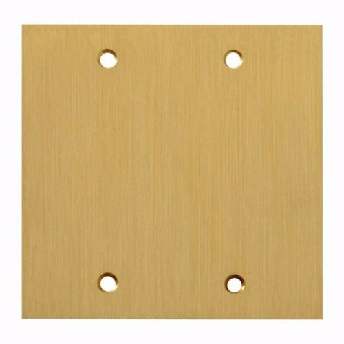 Espelho P/piso Latao Dourado 4x4 Cego